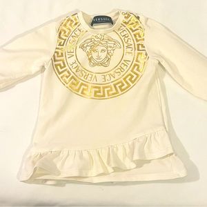 Versace Kids Medusa Head Sweater Dress size 12m